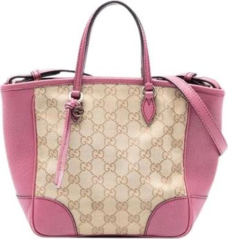 Gucci Pre-owned Handbags, female, Beige, Size: ONE SIZE Pre-owned The Bree Handbag