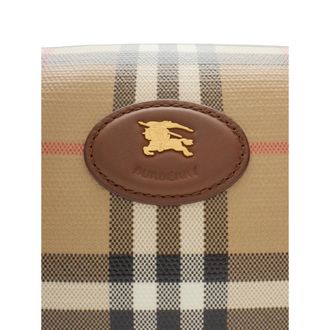 Burberry Check Wash Bag - Beige