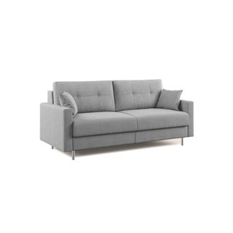 Divani.Store Megan Sof&aacute; Convertible En Microfibra Extra&iacute;ble 188 Cm (mat. 140x197) Gris