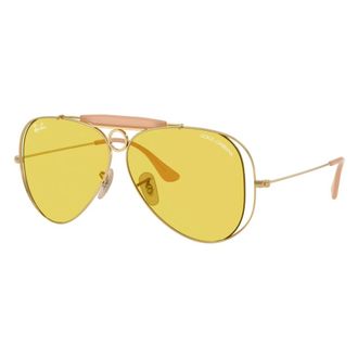 Ray-Ban Shooter Zonnebril - unisex - Zonnebrillen - Geel - 58 MM - Accessoires