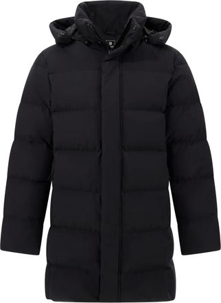 Boggi Milano Cappotto con design imbottito - Nero