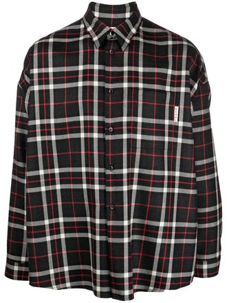 Marni Camicia tartan - Grigio