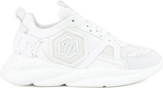 Philipp Plein Hurricane Sneakers - Heren - Sneakers - Wit - 42 EU - Leer - Schoenen