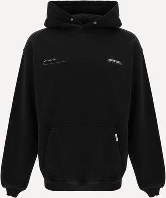 Represent Felpa con Cappuccio in cotone Man XL