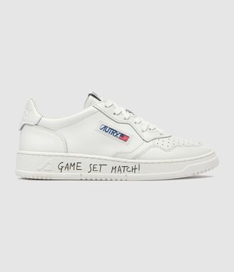 Autry Baskets Homme Medalist Low Match Leat Totalwhite