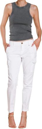Mason's Chile City Cargo Broek - Dames - Slim Fit Broeken - Wit - S - Katoen - Broeken