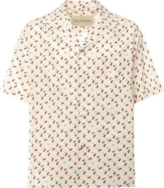 Valentino Garavani Short Sleeve Shirts, male, Multicolor, Size: M Short Sleeve Shirts