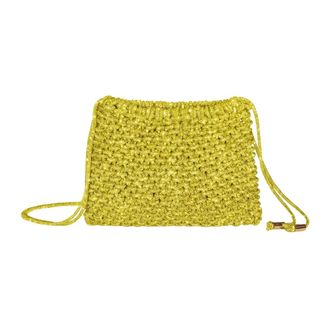 Hibourama Bags Clutches, female, Yellow, Size: ONE SIZE Penelope Medium