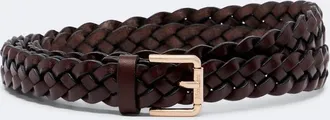 Max Mara Woven leather belt