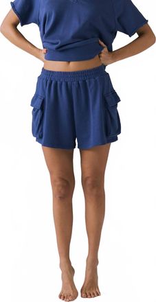 Chaser Riley Honest Shorts In Indigo