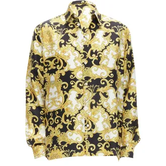Versace renaissance barocco silk signature shirt