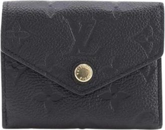 Louis Vuitton Pre-owned Wallets, female, Black, Size: ONE SIZE Pre-owned Canvas wallets
