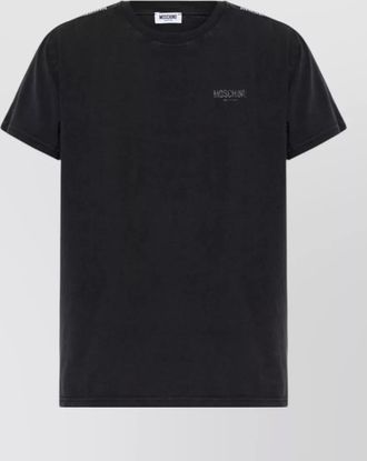 Moschino crew neck short sleeve mens shirt