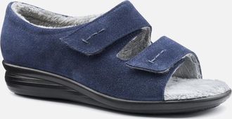 Hotter Womens Siesta Womens Slippers - Navy - Size: 7