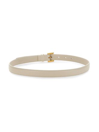 Saint Laurent Cassandre Belt - Beige