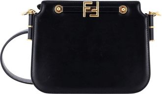 Fendi Fendi Black Leather Touch Shoulder Bag (Authentic Pre-Loved)
