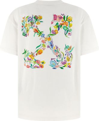 Off-white Womens White Cotton T-Shirt