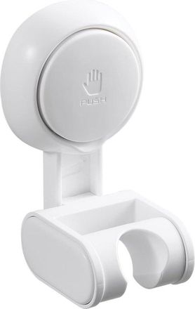 OEM 2 Soportes Repuesto Ventosa Cabezal Ducha, Universal Pared Cabezal Ducha Impermeable, Altura &Aacute;ngulo Ajustables, Autoadhesivo, Pl&aacute;stico Blanco