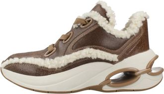 Michael Kors Toni Trainer Sneakers - Dames - Sneakers - Bruin - 39 EU - Schoenen