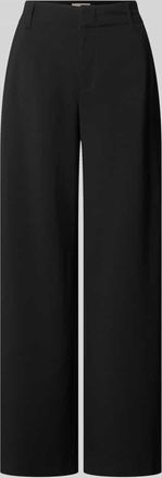Drykorn Wide Fit Stoffhose mit Viskose-Anteil Modell Dutiful in BLACK, Gr&ouml;&szlig;e 25/34