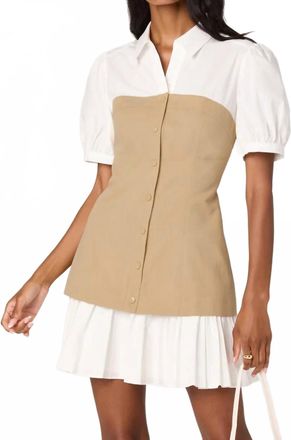 Astr Joseline Mini Dress In White