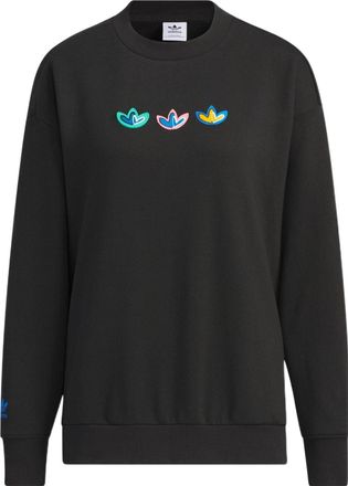 adidas (WMNS) adidas Originals V-Day Crew Sweatshirts Black IK8661