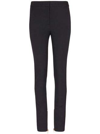 Balmain Zipped Satin Slim Pants