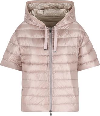 Herno Hooded Short-sleeve Coat