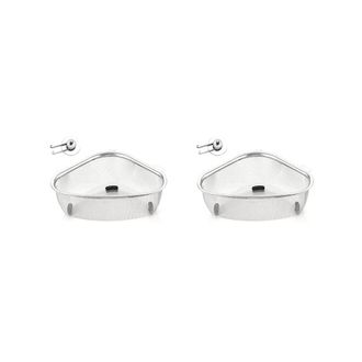 OEM 2 Cestas De Drenaje De Tres Esquinas Para Fregadero, Cestas De Filtro De Tres Esquinas Para Cocina, Cestas De Drenaje Para Almacenamiento De Frutas Y 