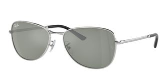 Ray-Ban RB3733 003/40 Mens Sunglasses Silver Size 56
