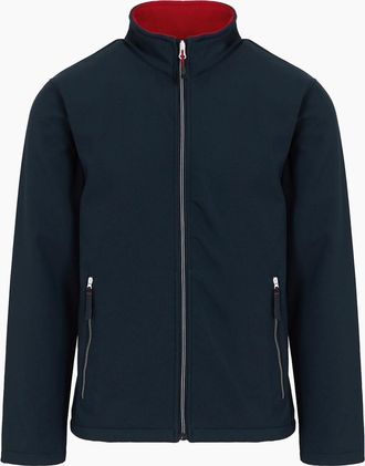 Regatta Mens Regatta Professional Mens Plain Double Layered Soft Shell Jacket - Navy - Size: 46/Regular
