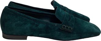 Khaite Womens Suede Carlisle Penny Loafer (Authentic Pre-Loved)