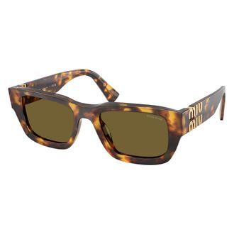 Miu Miu MU C04S Zonnebril - Dames - Accessoires - Bruin - Maat: 53 MM Polyamide