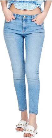 Fracomina Dames Denim Jeans- Model Fp 23Sv 8000D40703 - Dames - Skinny Jeans - Blauw - W31 - Denim - Jeans