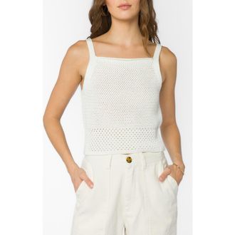 Velvet Heart Albany Open Stitch Tank in Optic White at Nordstrom Rack, Size X-Small
