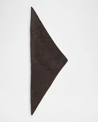 Lisa Yang Brushed Cashmere Bandana Scarf
