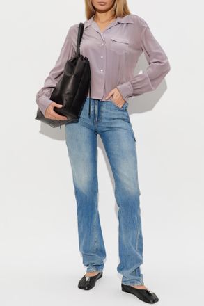 Maison Margiela Jeans With A vintage Effect, Womens, Blue