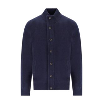 Barbour Heren, Truien, Blauw, Maat: L Wol