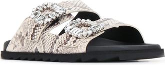 Roger Vivier Strass Heel - Beige