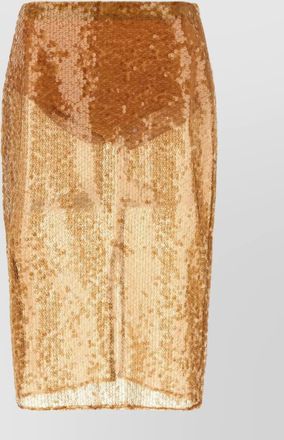 Elisabetta Franchi sequin fitted skirt