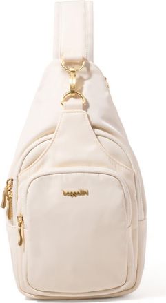 Baggallini Central Park Sling Bag in Coconut Twill at Nordstrom