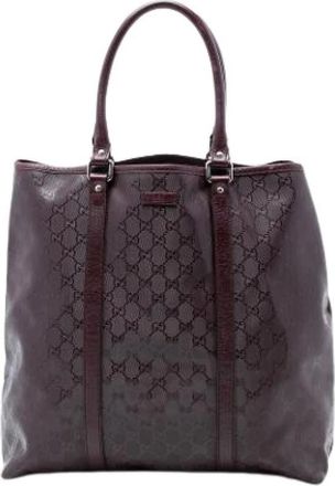 Gucci Pre-owned Tote Bags, female, Red, Size: ONE SIZE Pre-owned Vintage Tote