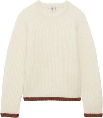 Ines De La Fressange Jersey Elton - Knitwear - Mujer - Beige - XL