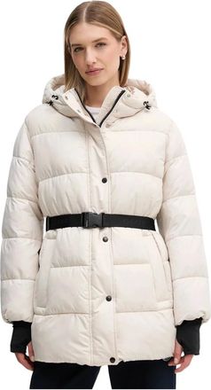 Geox Dames, Jassen, Beige, Maat: XL Leer