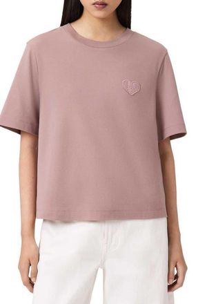 AllSaints Lover Lisa T-Shirt in Dusty Lilac at Nordstrom, Size X-Small