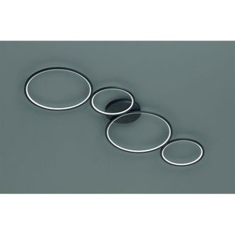 Trio Leuchten Plaf&oacute;n Rondo 4 C&iacute;rculos Led Blanco L97 Cm Trio Lighting