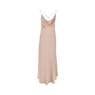 Pinko Satin long slipdress Woman 38