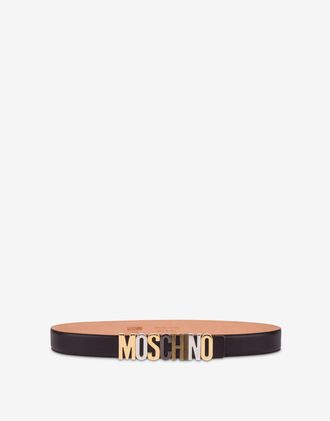 Moschino Calfskin belt - Black