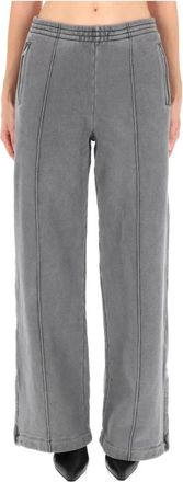 Our Legacy High-Waisted Wide-Leg Pleated Broeken - Dames - Wijde Broeken - Zwart - S - Leer - Broeken