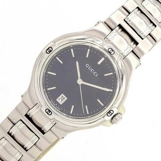 Gucci Pre-owned Watches, female, Black, Size: ONE SIZE Pre-owned Vintage Stainless Steel Watch